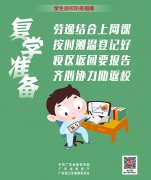 你有一份學(xué)生返校防疫指南，請(qǐng)收好！